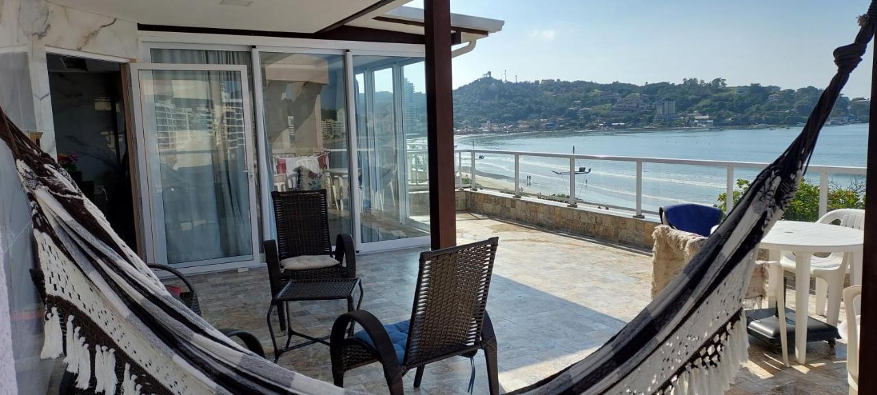 Apartamento De Cobertura Frente Para O Mar Itapema Exterior foto